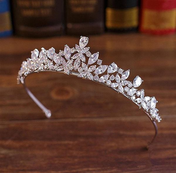full cz tiara bride cubic zircon crown diadema wedding hair accessories jewelry bijoux tiaras crowns coroa de novia wigo1028, Golden;silver
full cz tiara bride cubic zircon crown diadema wedding hair accessories jewelry bijoux tiaras crowns coroa de novia wigo1028, Golden;silver