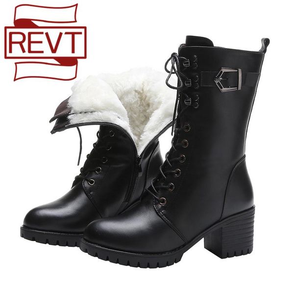 boots revt 41 42 43 genuine leather women winter thick wool warm zipper high-quality female snow lace-up, Black
boots revt 41 42 43 genuine leather women winter thick wool warm zipper high-quality female snow lace-up, Black