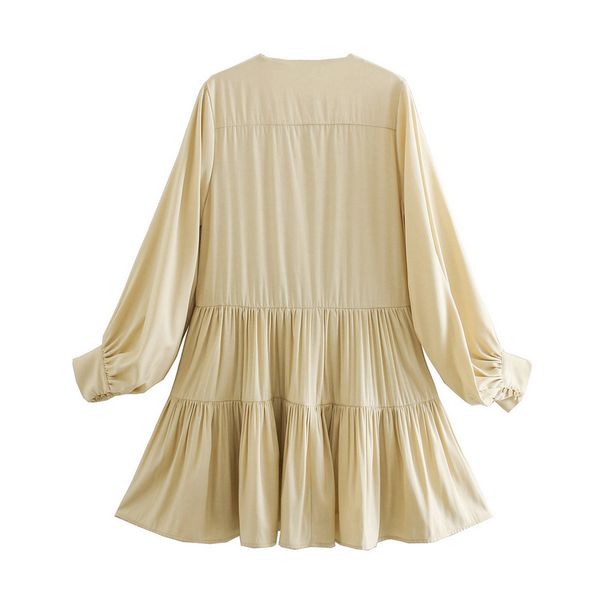 2021 new womens spring dress full sleeve neck oversized elegant yellow white clothing 4s9t, Black;gray
2021 new womens spring dress full sleeve neck oversized elegant yellow white clothing 4s9t, Black;gray