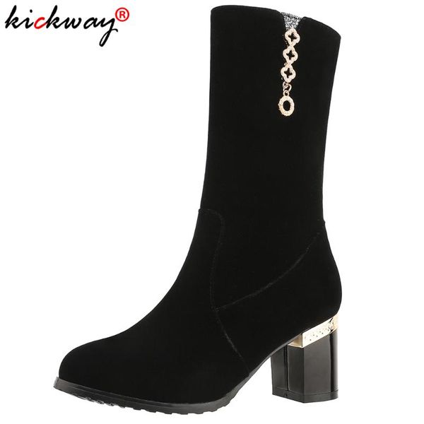 kickway black flock ankle boots for women round head boots heels botas mujer 2020 thick heel shoes woman large sizes 12 43
kickway black flock ankle boots for women round head boots heels botas mujer 2020 thick heel shoes woman large sizes 12 43