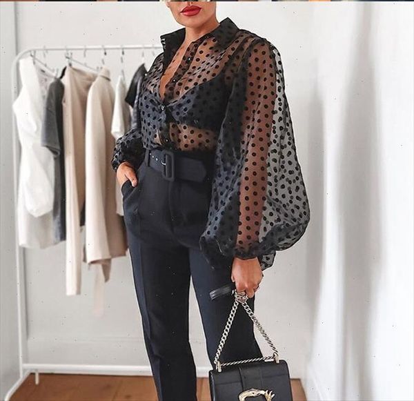 new women mesh sheer blouse see through lantern long sleeve blouse fashion pearl button transparent white shirt female blusas
new women mesh sheer blouse see through lantern long sleeve blouse fashion pearl button transparent white shirt female blusas