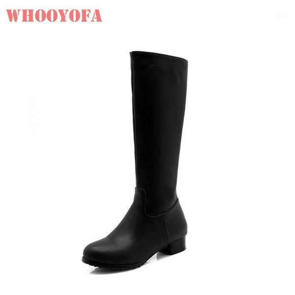 boots brand quality round toe brown women knee high dress low heels lady shoes w183 plus small big size 12 32 43 471, Black
boots brand quality round toe brown women knee high dress low heels lady shoes w183 plus small big size 12 32 43 471, Black