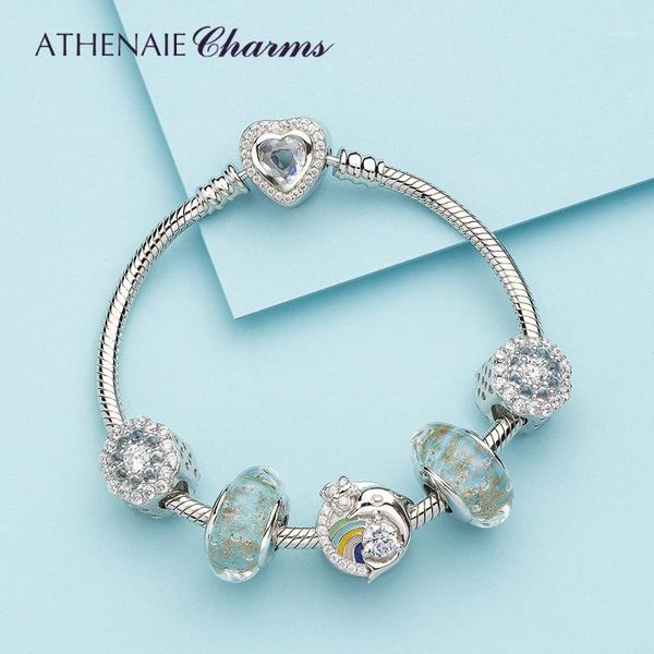 athenaie sea elf dolphin charms bracelet 925 sterling silver complete bracelet for women jewellery pulseira feminina charms bead1, Golden;silver
athenaie sea elf dolphin charms bracelet 925 sterling silver complete bracelet for women jewellery pulseira feminina charms bead1, Golden;silver