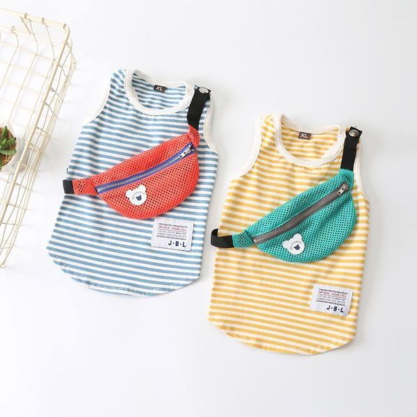 fashion pet clothes dog clothes pet shirt cotton stretch vests for spring and summer striped design with bag decor vest1
fashion pet clothes dog clothes pet shirt cotton stretch vests for spring and summer striped design with bag decor vest1