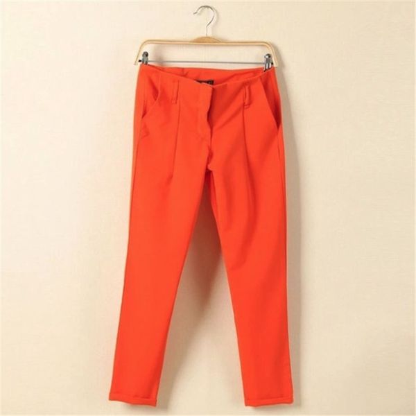 new women's casual pants solid pants 201031, Black;white
