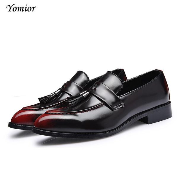 yomior genuine leather men's shoes business formal brogue shoes tassel pointed toe carved oxfords vintage wedding dress, Black
yomior genuine leather men's shoes business formal brogue shoes tassel pointed toe carved oxfords vintage wedding dress, Black