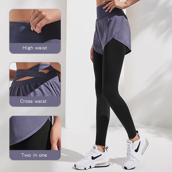 elegant yoga pants women cross high waist gym workout leggings 2 in 1 running seamless tights mesh fitness sport legging harem, White;red
elegant yoga pants women cross high waist gym workout leggings 2 in 1 running seamless tights mesh fitness sport legging harem, White;red