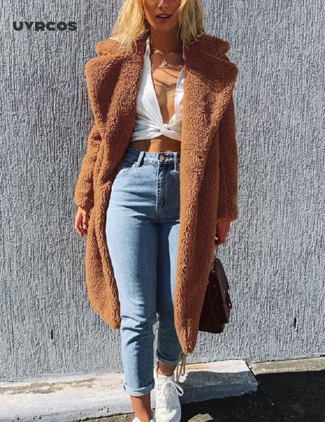 2020 women lamb wool long jackets winter thick warm coats female loose solid faux fur coat outwear clothes plus size, Black
2020 women lamb wool long jackets winter thick warm coats female loose solid faux fur coat outwear clothes plus size, Black