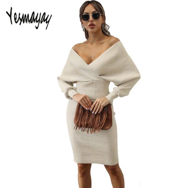 women's sweaters knitted dress women v-neck pullover jumpers female winter skirt batwing sleeve autumn 2 piece set, White;black
women's sweaters knitted dress women v-neck pullover jumpers female winter skirt batwing sleeve autumn 2 piece set, White;black