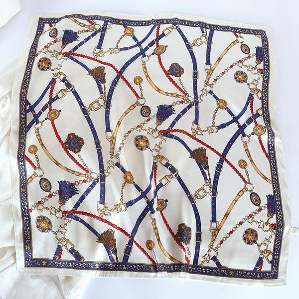 fashion chain kerchief women head scarf for hair pink green white silk neck scarfs female 6060cm square bandanas lady scarves wmtmok, Blue;gray
fashion chain kerchief women head scarf for hair pink green white silk neck scarfs female 6060cm square bandanas lady scarves wmtmok, Blue;gray