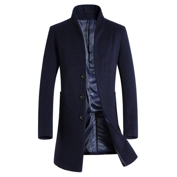 men's trench coats 2021 winter wool coat men long thick woolen casual fashion solid jacket casaco masculino palto peacoat overcoat, Tan;black
men's trench coats 2021 winter wool coat men long thick woolen casual fashion solid jacket casaco masculino palto peacoat overcoat, Tan;black