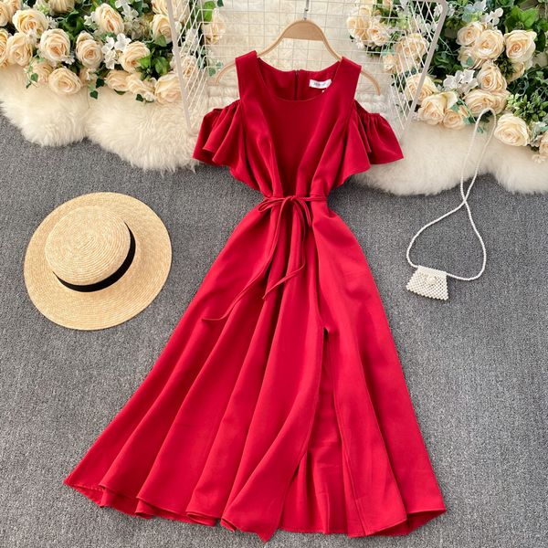 2021 new elegant singiny off the shoulder frilly sleeves short to line dressed summer streetwear dresses zomf, Black;gray
2021 new elegant singiny off the shoulder frilly sleeves short to line dressed summer streetwear dresses zomf, Black;gray