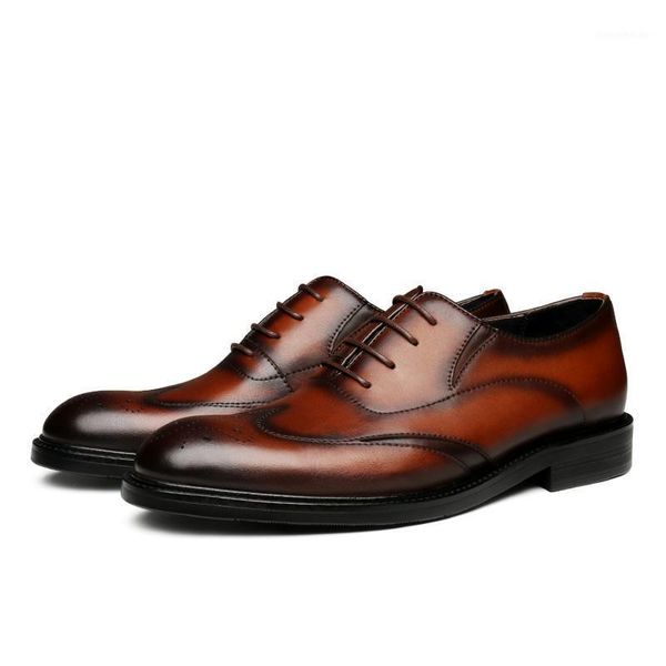 dress shoes fashion black / dark brown oxfords mens business genuine leather wedding boys formal1
dress shoes fashion black / dark brown oxfords mens business genuine leather wedding boys formal1