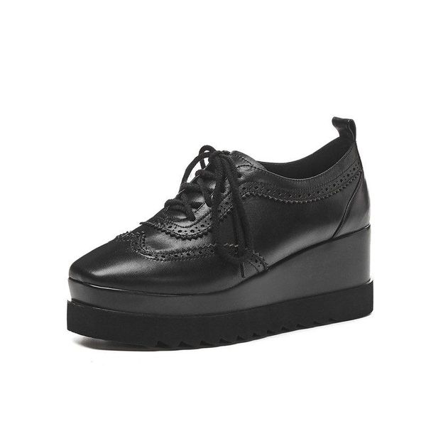 lady shoes genuine leather shoes woman high heels square toe fashion basic pumps women comfort casual, Black
lady shoes genuine leather shoes woman high heels square toe fashion basic pumps women comfort casual, Black