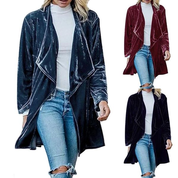 women's trench coats 2021 autumn winter coat fashionable solid color wool soft warm windbreaker long women denim, Tan;black
women's trench coats 2021 autumn winter coat fashionable solid color wool soft warm windbreaker long women denim, Tan;black