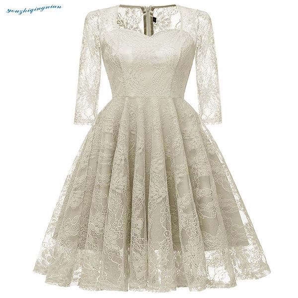 casual dresses 2021the fall look comes with a seven-point sleeve and apricot v-neck high-end dress for parties weddings., Black;gray
casual dresses 2021the fall look comes with a seven-point sleeve and apricot v-neck high-end dress for parties weddings., Black;gray