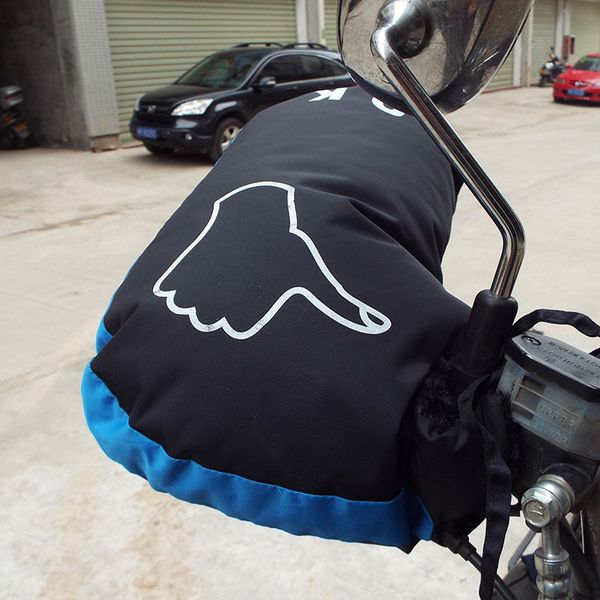 2 pcs motorcycle handlebar gloves snowmobile waterproof winter moto warm covers plus velvet thermal glove handle bar muffs, Blue;gray
2 pcs motorcycle handlebar gloves snowmobile waterproof winter moto warm covers plus velvet thermal glove handle bar muffs, Blue;gray
