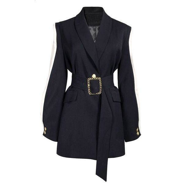 2021 new women fashion blazer appliques belt button pocket notched lapel block coat office lady trench autumn slim tailored 01px, White;black
2021 new women fashion blazer appliques belt button pocket notched lapel block coat office lady trench autumn slim tailored 01px, White;black