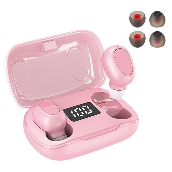 l21 wireless bluetooth 5.0 mini earbuds digital display handsstereo headset 28ge1
l21 wireless bluetooth 5.0 mini earbuds digital display handsstereo headset 28ge1