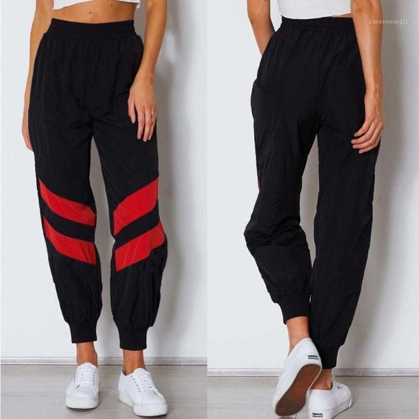 women's pants & capris women sweatpants red black striped casual jogger dance sport slacks ladies bottom trouser1, Black;white
women's pants & capris women sweatpants red black striped casual jogger dance sport slacks ladies bottom trouser1, Black;white