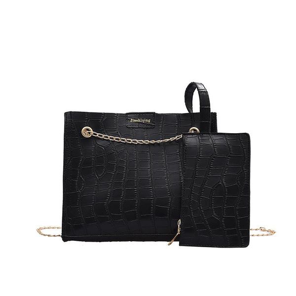 fashion alligator composite bag double chain shoulder bags 2pcs women casual big crossbody bag pu leather party messenger
fashion alligator composite bag double chain shoulder bags 2pcs women casual big crossbody bag pu leather party messenger