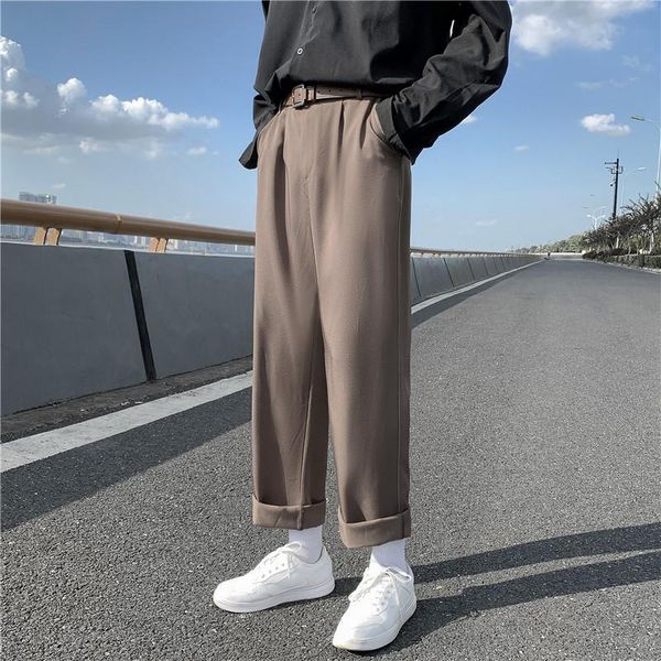 men's pants 2021 trendy cargo baggy casual streetwear suit loose trousers fashion trend brown/black color straight
men's pants 2021 trendy cargo baggy casual streetwear suit loose trousers fashion trend brown/black color straight