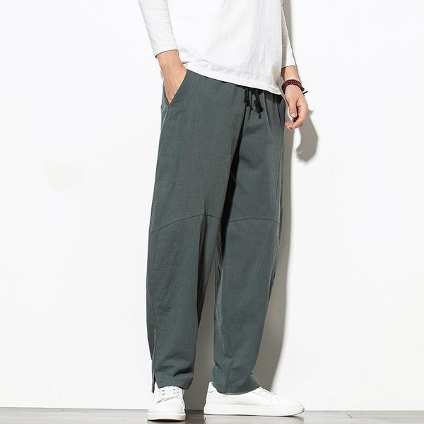men's pants mens cotton male summer casual harem man 2021 hip hop streetwear solid baggy loose trousers men, Black
men's pants mens cotton male summer casual harem man 2021 hip hop streetwear solid baggy loose trousers men, Black