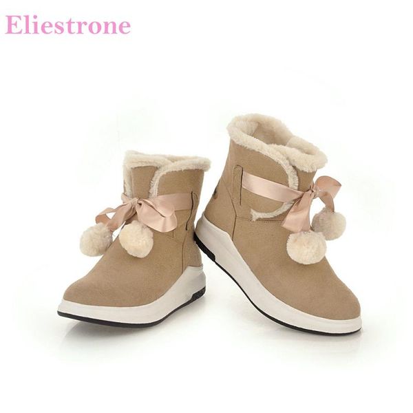 brand new winter warm thick fur pink apricot women wedge snow boots glamour lady shoes med heels ac36 plus big size 10 43, Black
brand new winter warm thick fur pink apricot women wedge snow boots glamour lady shoes med heels ac36 plus big size 10 43, Black