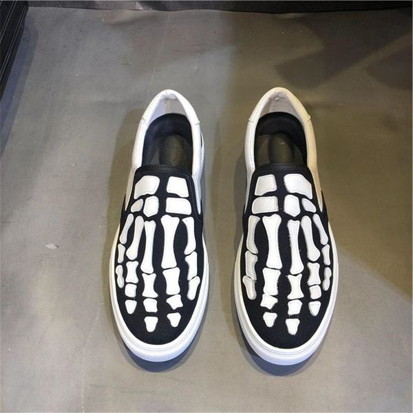 men summer breathable shoes casual hand paw bone print mens loafers moccasins handmade slip on boat shoes classical homme 13#25/20d50, Black
men summer breathable shoes casual hand paw bone print mens loafers moccasins handmade slip on boat shoes classical homme 13#25/20d50, Black