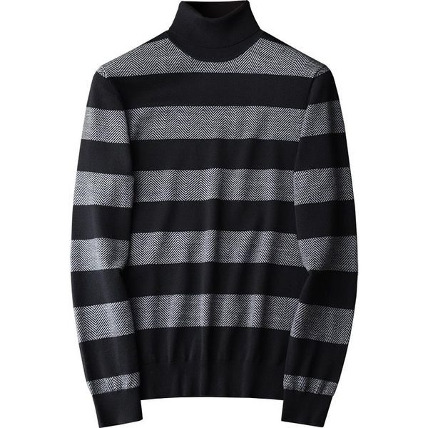 men's sweaters mens 100% wool autumn winter turtleneck stripe sweater male fashion slim fit man 4xl, White;black
men's sweaters mens 100% wool autumn winter turtleneck stripe sweater male fashion slim fit man 4xl, White;black