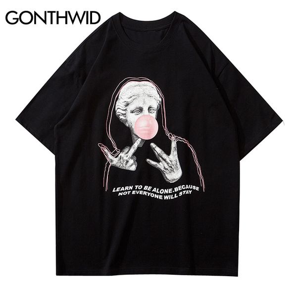 funny aphrodite-venus statue bubble gum print short sleeve tees shirts streetwear hip hop casual loose tshirts men, White;black
funny aphrodite-venus statue bubble gum print short sleeve tees shirts streetwear hip hop casual loose tshirts men, White;black