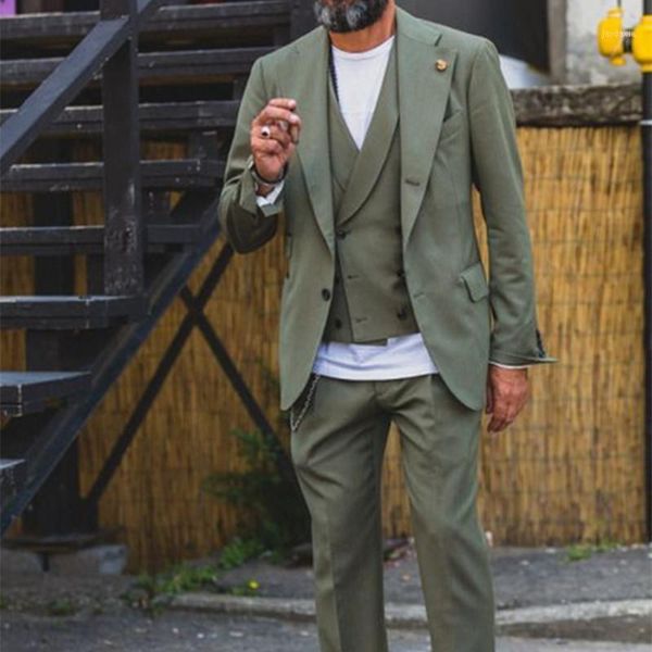 latest coat pant designs olives green double breasted vest men summer suits casual 3 pieces suit tuxedos 2020 (jacket+vest+pant)1, White;black
latest coat pant designs olives green double breasted vest men summer suits casual 3 pieces suit tuxedos 2020 (jacket+vest+pant)1, White;black