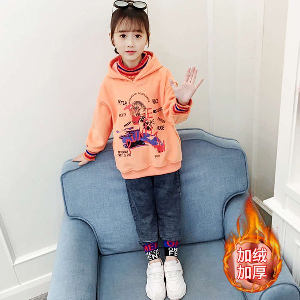 children's hooded sweater autumn new korean 2020 cuhk cartoon loose girls' pullover, Black
children's hooded sweater autumn new korean 2020 cuhk cartoon loose girls' pullover, Black