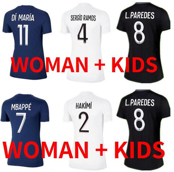 21 22 sergio ramos mbappe hakimi verratti soccer jerseys 2021 2022 marquinhos kimpembe di maria draxler wijnaldum football shirt men kids ki, Black;yellow
21 22 sergio ramos mbappe hakimi verratti soccer jerseys 2021 2022 marquinhos kimpembe di maria draxler wijnaldum football shirt men kids ki, Black;yellow