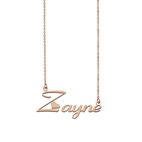 Zayne Name Necklace Custom Nameplate Pendant for Women Girls Birthday Gift Kids Best Friends Jewelry 18k Gold Plated Stainless Steel, Silver
Zayne Name Necklace Custom Nameplate Pendant for Women Girls Birthday Gift Kids Best Friends Jewelry 18k Gold Plated Stainless Steel, Silver