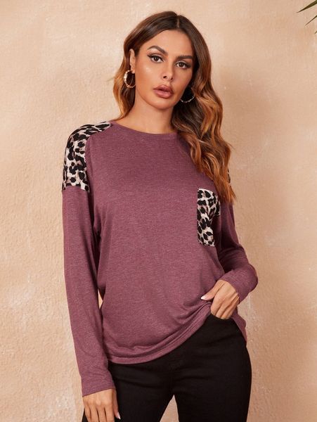 leopard print pocket patched drop shoulder tee h00b#, White
leopard print pocket patched drop shoulder tee h00b#, White