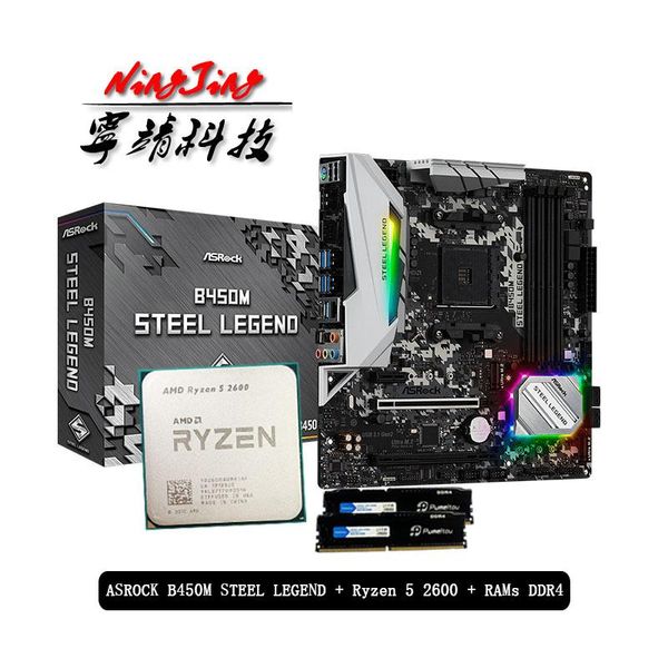 amd ryzen 5 2600 r5 2600 cpu + asrock b450m steel legend motherboard + pumeitou ddr4 2666mhz rams suit socket am4 without cooler
amd ryzen 5 2600 r5 2600 cpu + asrock b450m steel legend motherboard + pumeitou ddr4 2666mhz rams suit socket am4 without cooler
