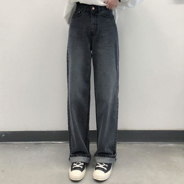 2021 New Korean chic female style denim casual tall-waisted for straight women's pants (x1312) 7W0U, Blue
2021 New Korean chic female style denim casual tall-waisted for straight women's pants (x1312) 7W0U, Blue