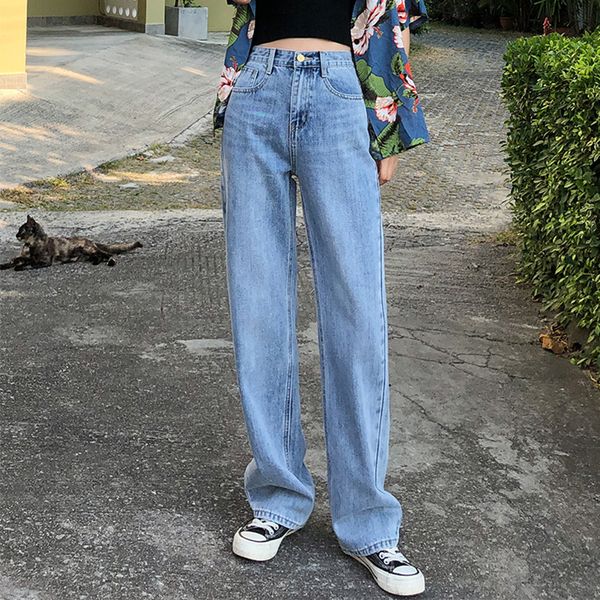 women's wide mom ripped boyfriend high waist straight leg streetwear jeans taille haute femme pantalon, Blue
women's wide mom ripped boyfriend high waist straight leg streetwear jeans taille haute femme pantalon, Blue