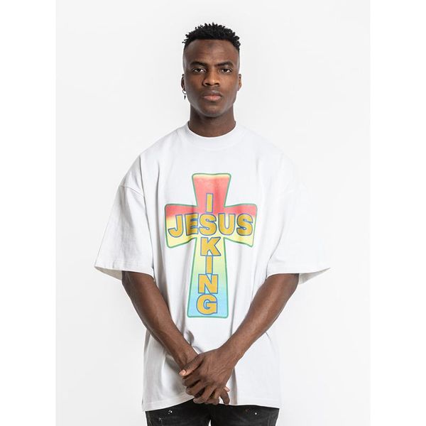 kanye west иисуса king hip hop summer tshirts мужчины и женщины с коротким рукавом негабаритных t shirt сыпучие повседневной белого o-шея тр, Black
kanye west иисуса king hip hop summer tshirts мужчины и женщины с коротким рукавом негабаритных t shirt сыпучие повседневной белого o-шея тр, Black