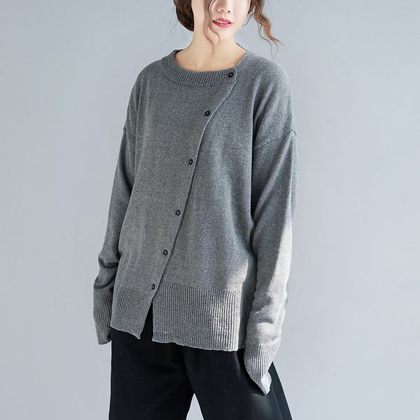 johnature solid color loose casual o-neck long sleeve autumn winter sweaters new knitting single-breasted women sweaters 201130, White;black
johnature solid color loose casual o-neck long sleeve autumn winter sweaters new knitting single-breasted women sweaters 201130, White;black