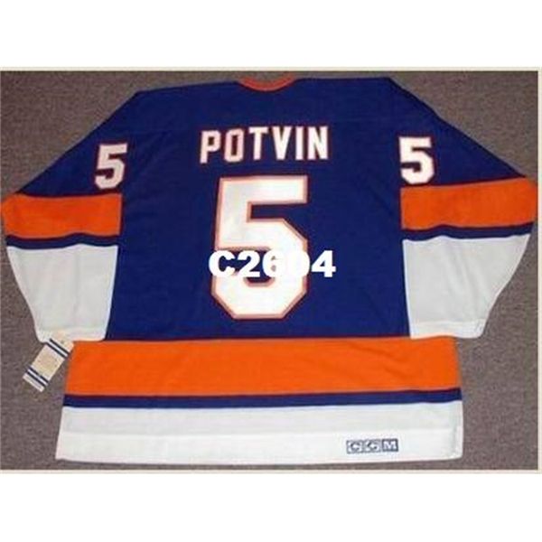 men #5 denis potvin new york islanders "rookie" 1973 ccm vintage retro home hockey jersey or custom any name or number retro jerse, Black
men #5 denis potvin new york islanders "rookie" 1973 ccm vintage retro home hockey jersey or custom any name or number retro jerse, Black