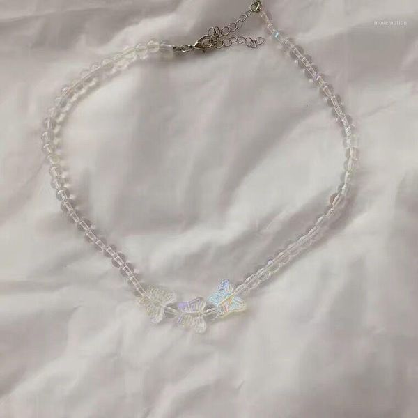 transparent beaded butterfly girl necklace versatile colorful beaded necklace cool wind clavicle chain butterfly pearl1, Golden;silver
transparent beaded butterfly girl necklace versatile colorful beaded necklace cool wind clavicle chain butterfly pearl1, Golden;silver