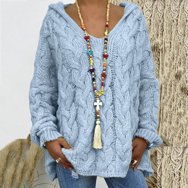 women hooded sweater solid color pullovers knitted sweater ladies sweaters loose casual long sleeve hooded plus size, White;black
women hooded sweater solid color pullovers knitted sweater ladies sweaters loose casual long sleeve hooded plus size, White;black