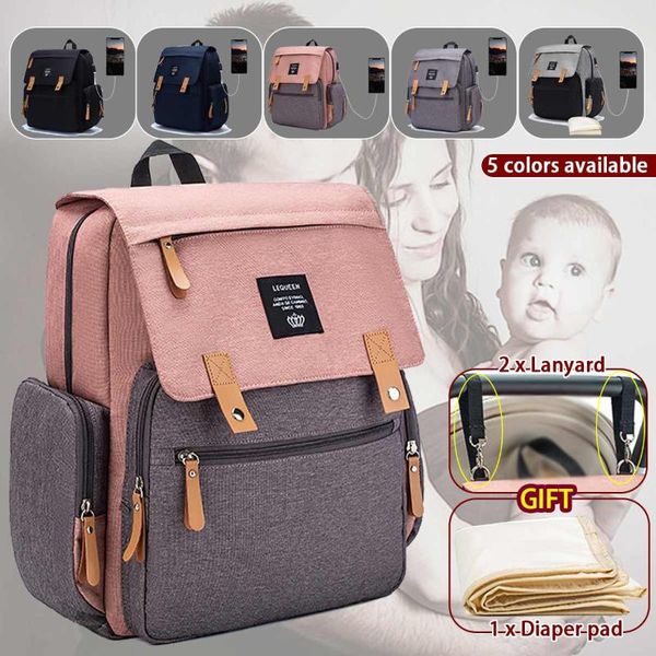 fashion mummy maternity nappy bag usb large capacity nappy bag travel backpack nursing for baby care women's fashion
fashion mummy maternity nappy bag usb large capacity nappy bag travel backpack nursing for baby care women's fashion