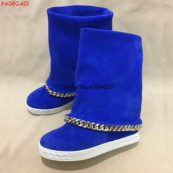 new women fashion boots autumn blue black gray shoes with slip-on mid-calf hidden heels chain boots mujer shoes
new women fashion boots autumn blue black gray shoes with slip-on mid-calf hidden heels chain boots mujer shoes
