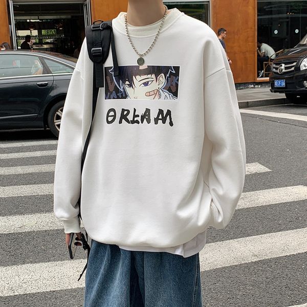 ультрамодный с длинными рукавами top sweatercoat sweatersweater мужской круглый воротник футболки осенью рыхлый циндилиндер свободного пальт, Black
ультрамодный с длинными рукавами top sweatercoat sweatersweater мужской круглый воротник футболки осенью рыхлый циндилиндер свободного пальт, Black
