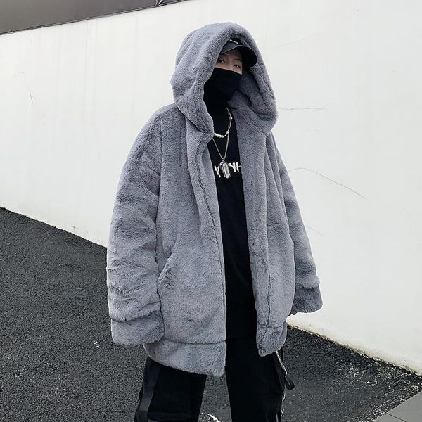faux fur jacket for mens 2021 fashion trends spring clothes teen harajuku style hip hop hooded coats oversized streetwear, Black
faux fur jacket for mens 2021 fashion trends spring clothes teen harajuku style hip hop hooded coats oversized streetwear, Black