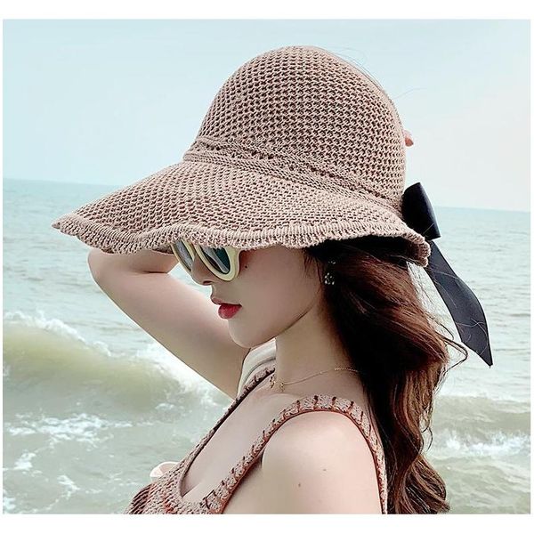 elegant foldable sun hats for women wide brim adjustable back with a bow summer sombreros ladies beach ua straw visors packable fishing vfx, Blue;gray
elegant foldable sun hats for women wide brim adjustable back with a bow summer sombreros ladies beach ua straw visors packable fishing vfx, Blue;gray