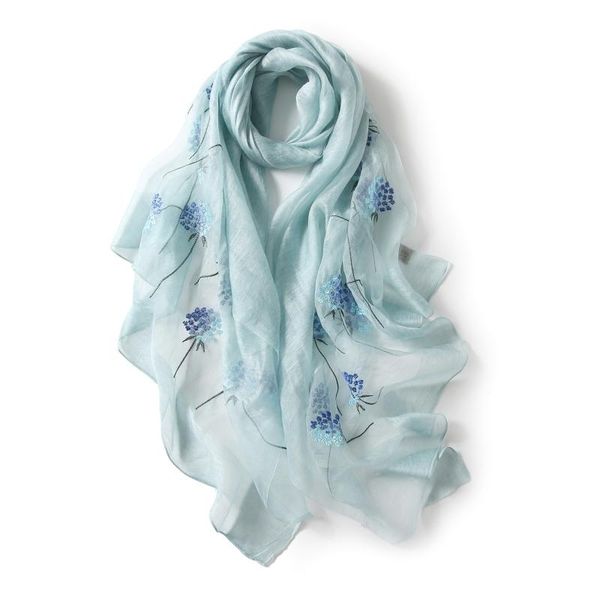 embroidered women shawls and head wraps lady travel winter neck light scarves, Blue;gray
embroidered women shawls and head wraps lady travel winter neck light scarves, Blue;gray